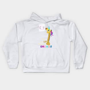 Unicorn - Never Give Up On Your Dreams Kids Hoodie